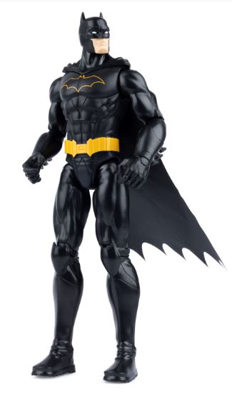 BATMAN 12 INCH FIGURE CLASSIC BLACK BATMAN - Toyworld Frankston