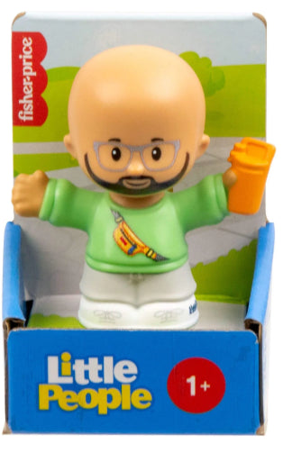 FISHER PRICE - LITTLE PEOPLE ATHLEISURE DAD SINGLE FIGURE - Toyworld Frankston