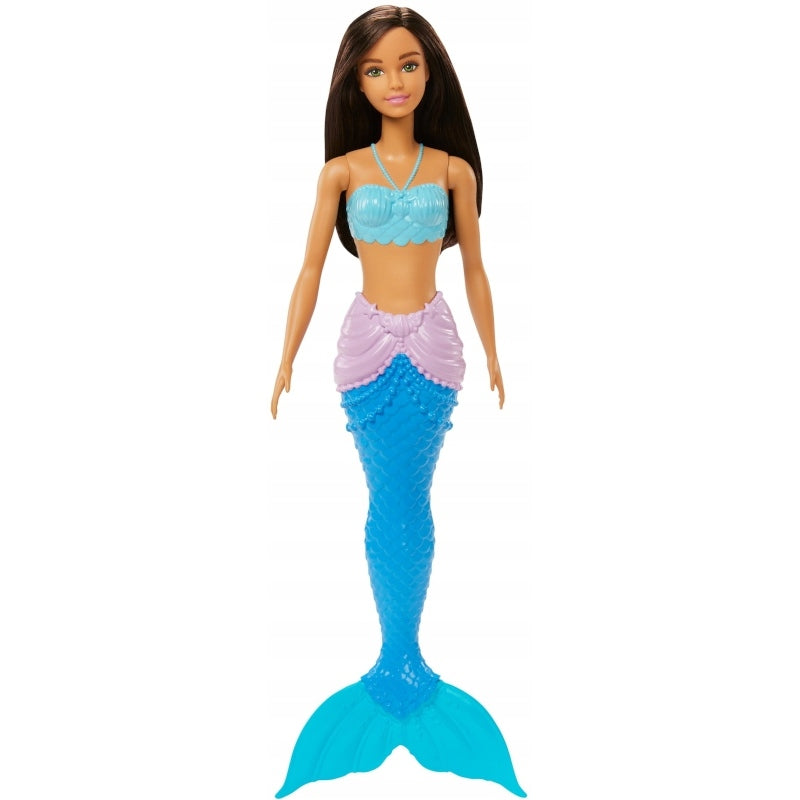 BARBIE DREAMTOPIA MERMAID DOLL - BROWN HAIR BLUE TAIL - Toyworld Frankston