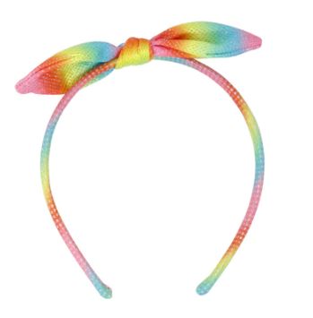 PINK POPPY - BARBIE RAINBOW FANTASY TIE HEADBAND WITH BARBIE CHARM - Toyworld Frankston