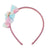 PINK POPPY - BARBIE RAINBOW FANTASY TULLE HEADBAND WITH PEARL HEART PENDANT - Toyworld Frankston