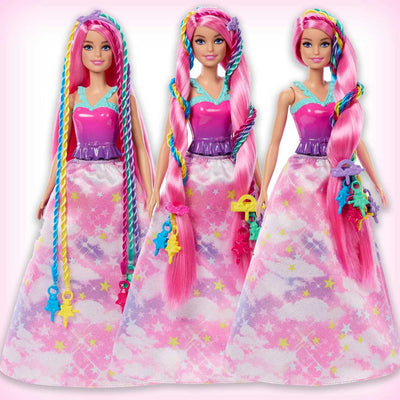 BARBIE DREAMTOPIA - TWIST AND STYLE HAIRSTYLIST DOLL - Toyworld Frankston