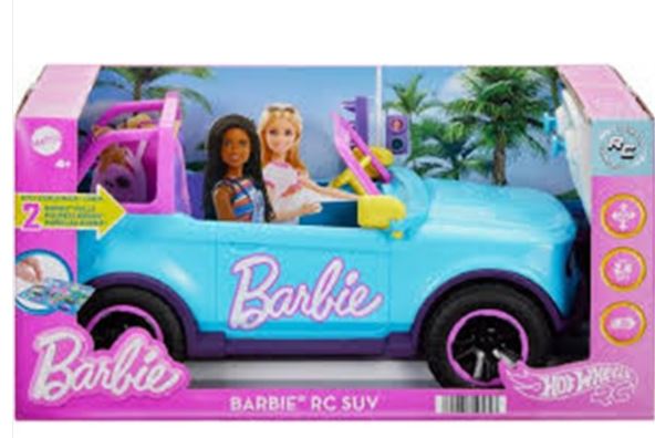 HOTWHEELS R/C BARBIE SUV - Toyworld Frankston