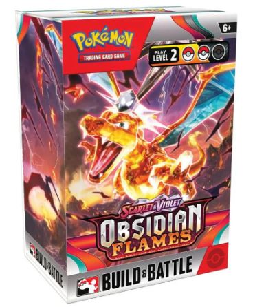 POKEMON TCG OBSIDIAN FLAMES - BUILD AND BATTLE BOX - Toyworld Frankston