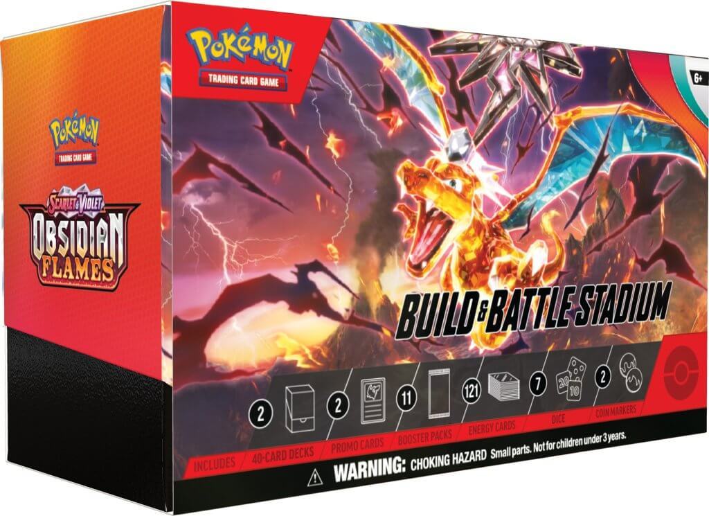 POKEMON TCG OBSIDIAN FLAMES - BUILD AND BATTLE STADIUM - Toyworld Frankston