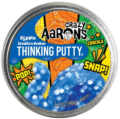 CRAZY AARON'S THINKING PUTTY CRACKLE'M KRAKEN - POPP'N - Toyworld Frankston