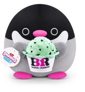 ZURU SNACKLES - BASKIN ROBBINS PENELOPE PENGUIN 8INCH SERIES 2 - Toyworld Frankston