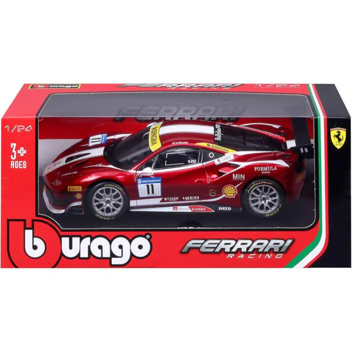 BURAGO 1/24 FERRARI 488 CHALLENGE - Toyworld Frankston