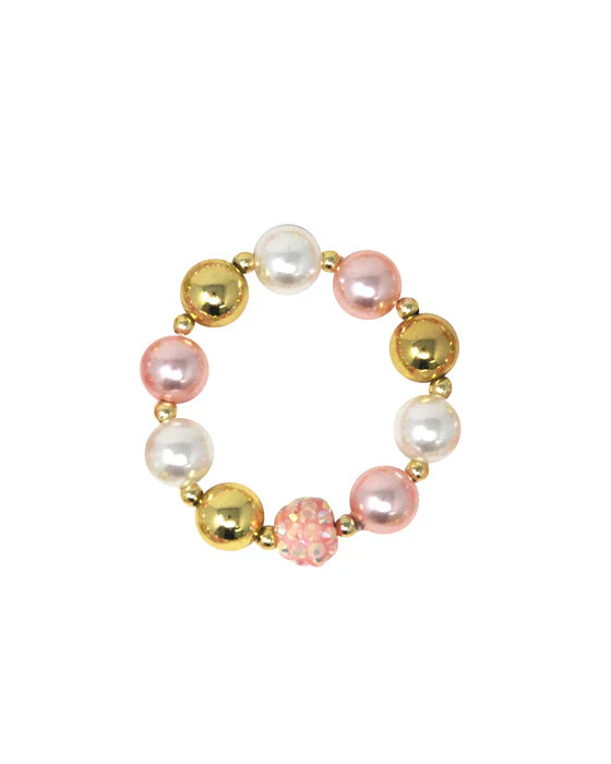 PINK POPPY YOU ARE GOLDEN PEARL BRACELET - Toyworld Frankston
