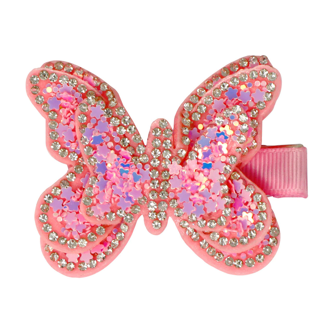 PINK POPPY - SPARKLING BUTTERLY CLIPS - Toyworld Frankston