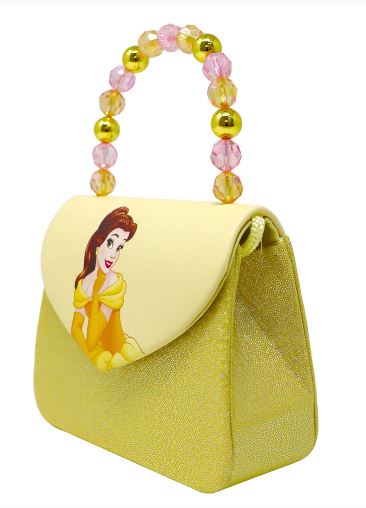 PINK POPPY DISNEY PRINCESS BELLE PRINT HARD HANDBAG - Toyworld Frankston