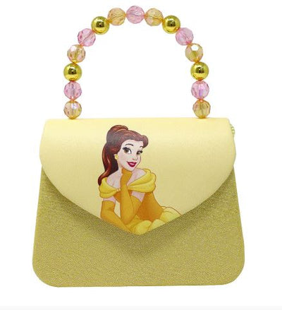 PINK POPPY DISNEY PRINCESS BELLE PRINT HARD HANDBAG - Toyworld Frankston