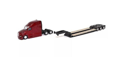 PETERBILT 1:87 SEMI TRACTOR WITH LOWBOY TRAILER AND CAT DM5 DOZER - Toyworld Frankston
