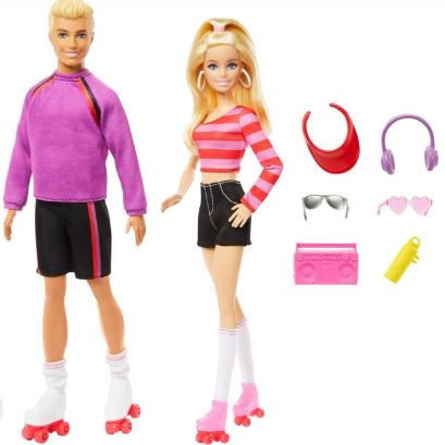 BARBIE FASHIONISTA 65TH ANNIVERSARY KEN AND BARBIE DOLL PACK - Toyworld Frankston