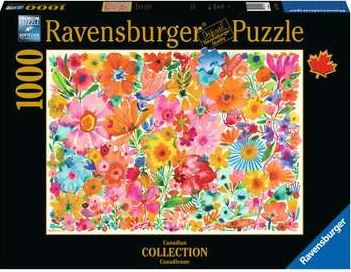 RAVENSBURGER 174706 CANADIAN COLLECTION BLOSSOMING BEAUTIES 1000 PIECE PUZZLE - Toyworld Frankston