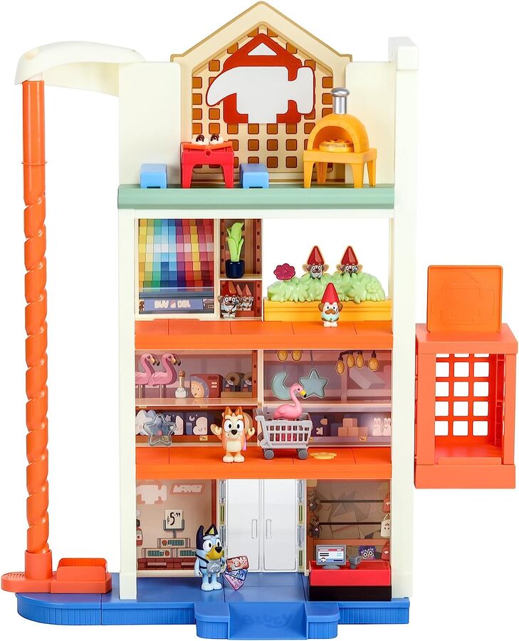 BLUEY HAMMERBARN SHOPPING PLAYSET - Toyworld Frankston