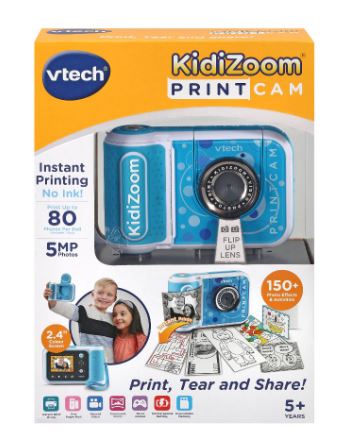 VTECH KIDIZOOM  PRINTCAM - BLUE - Toyworld Frankston