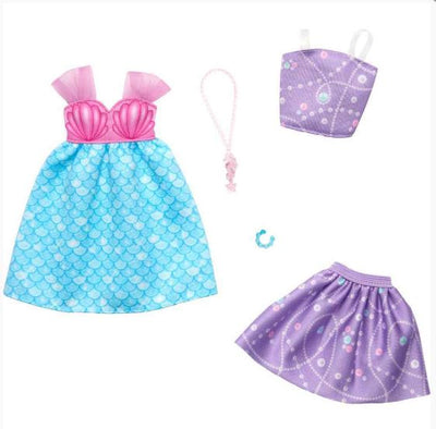 BARBIE FASHION 2 PACK - MERMAID SCALE DRESS - Toyworld Frankston