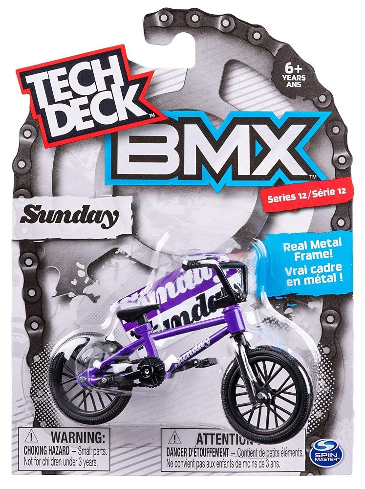 TECH DECK BMX SINGLE PACK - SUNDAY PURPLE - Toyworld Frankston