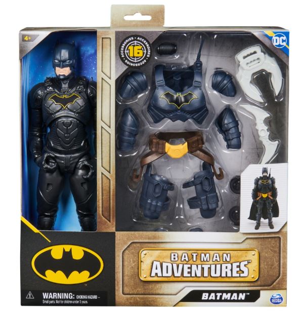 BATMAN 12 INCH - BATMAN ADVENTURES WITH ACCESSORIES - Toyworld Frankston