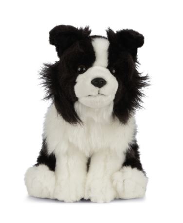 LIVING NATURE - BORDER COLLIE LARGE PLUSH - Toyworld Frankston