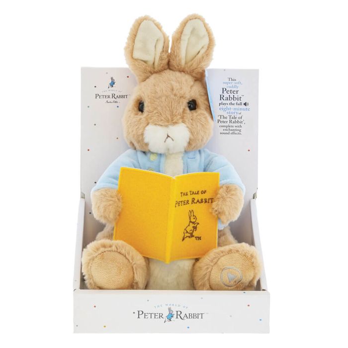 PETER RABBIT - STORYTIME PETER RABBIT TALKING PLUSH - Toyworld Frankston