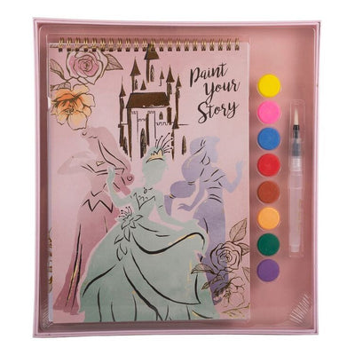 DISNEY PRINCESS WATERCOLOUR PAINT PAD SET - Toyworld Frankston