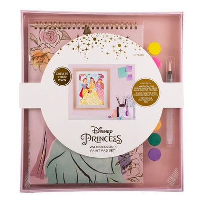 DISNEY PRINCESS WATERCOLOUR PAINT PAD SET - Toyworld Frankston