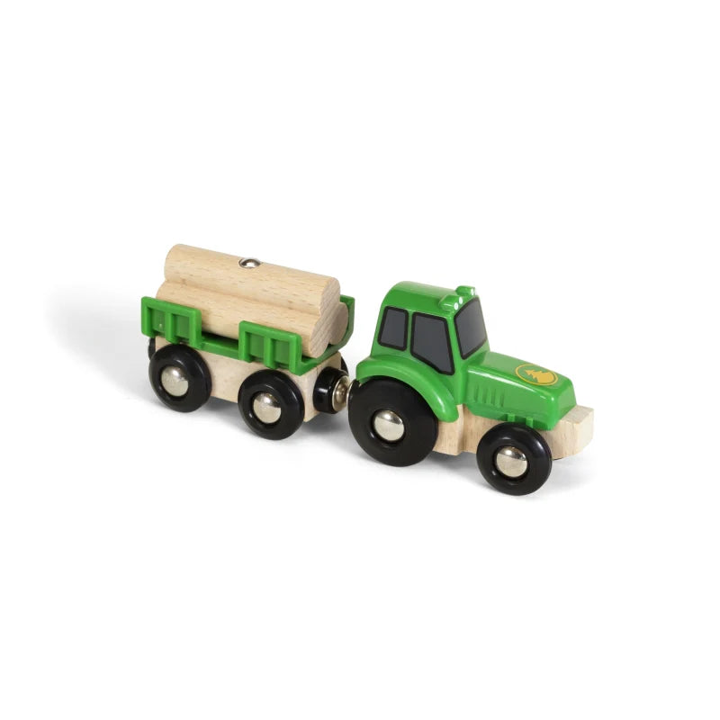 BRIO TRACTOR WITH LOAD 3 PIECES - Toyworld Frankston