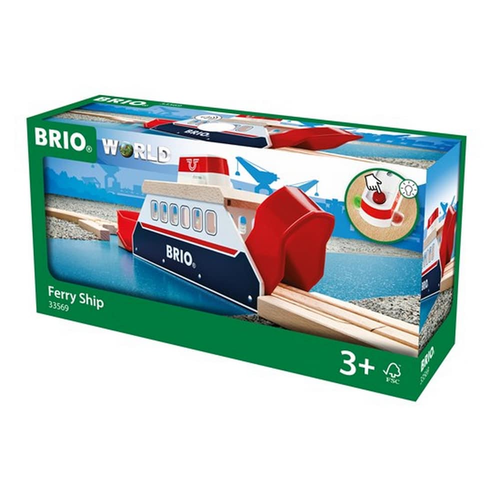 BRIO VEHICLE - FERRY SHIP - 3 PIECES - Toyworld Frankston