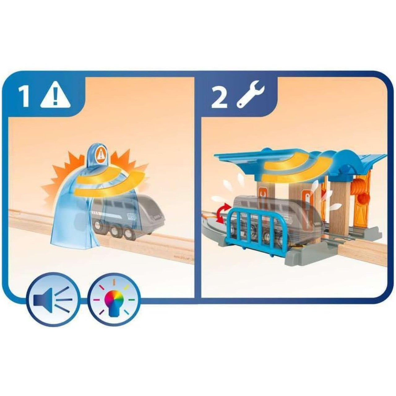 BRIO TRAIN SERVICE STATION SMART TECH 33975 - Toyworld Frankston