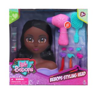 LITTLE BEBOPS STYLING HEAD BRUNETTE - Toyworld Frankston