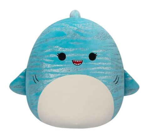 SQUISHMALLOWS 12 INCH SUMMER COLLECTION - LAMAR THE BLUE WHALE - Toyworld Frankston