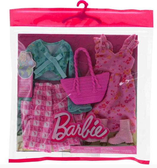 BARBIE FASHION 2 PACK - PINK SUN DRESS - Toyworld Frankston