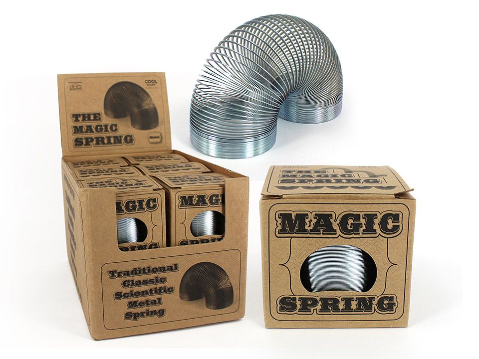 COOL STUFF 56MM THE MAGIC SPRING - CLASSIC METAL SPRING IN BOX