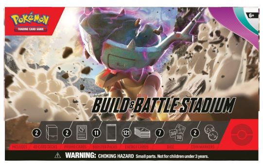 POKEMON TCG SCARLET AND VIOLET 2 PALDEA EVOLVED - BUILD AND BATTLE STADIUM - Toyworld Frankston