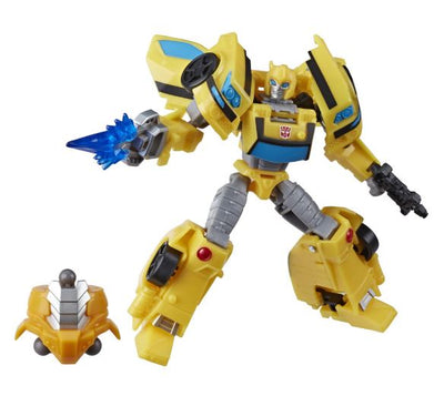 TRANSFORMERS CYBERVERSE ADVENTURES DELUXE FIGURE -  BUMBLEBEE - Toyworld Frankston