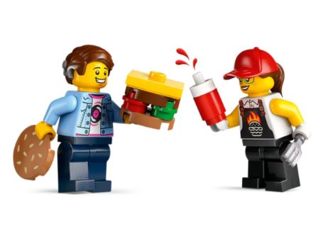 LEGO 60404 BURGER TRUCK - Toyworld Frankston