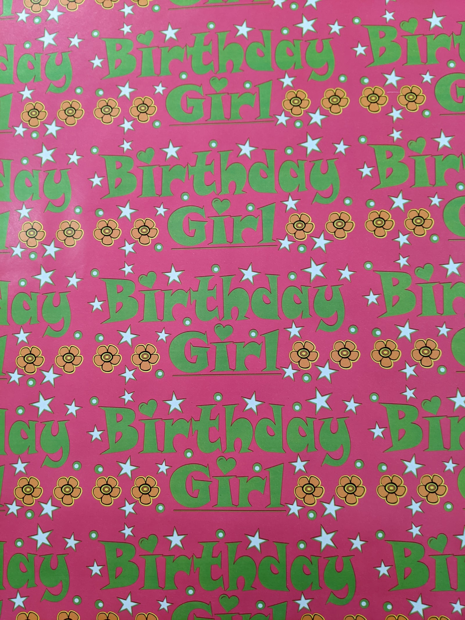 WRAPPING PAPER - BIRTHDAY GIRL