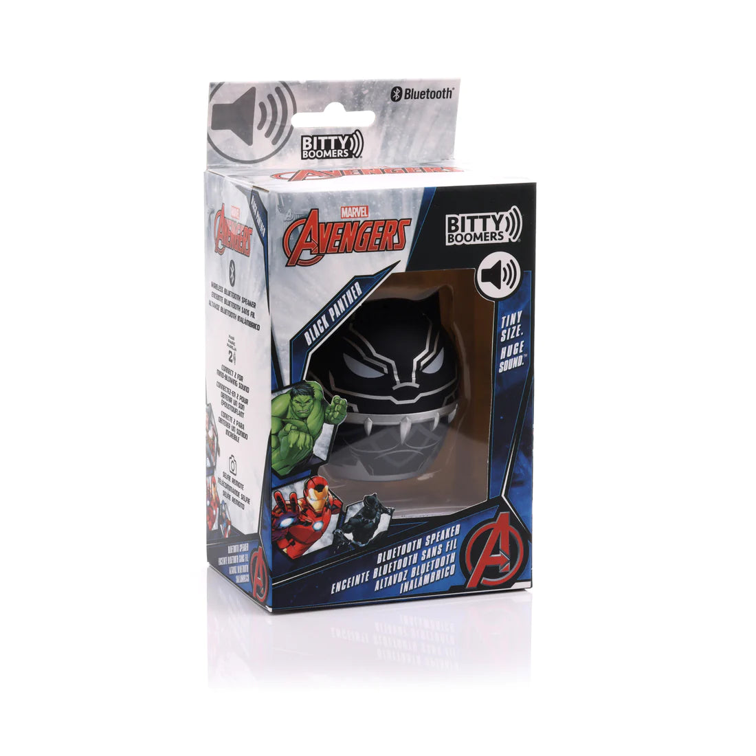 BITTY BOOMERS MARVEL BLACK PANTHER BLUETOOTH SPEAKER - Toyworld Frankston