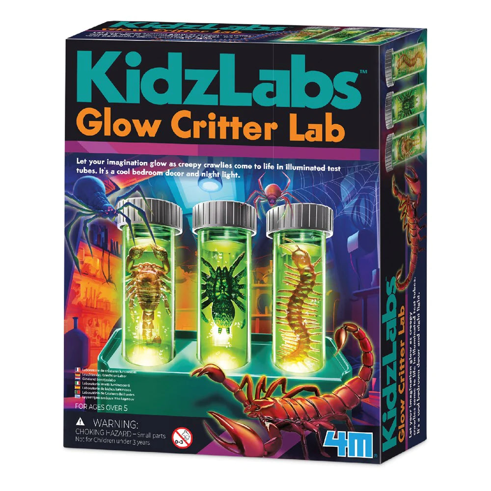 4M KIDZLABS - GLOW CRITTER LAB - Toyworld Frankston