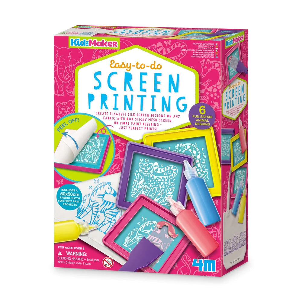 4M KIDZMAKER - EASY-TO-DO SCREENO PRINTING
