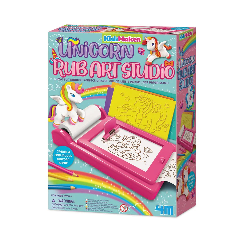 4M KIDZMAKER - UNICORN RUB ART STUDIO - Toyworld Frankston