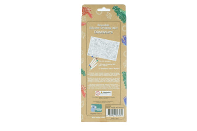 KOALA DREAM REUSABLE SILICONE DRAWING MAT - DINOSAURS