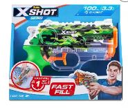 ZURU X SHOT-FAST FILL WATER GUN-NANO-GREEN CAMOUFLAGE - Toyworld Frankston