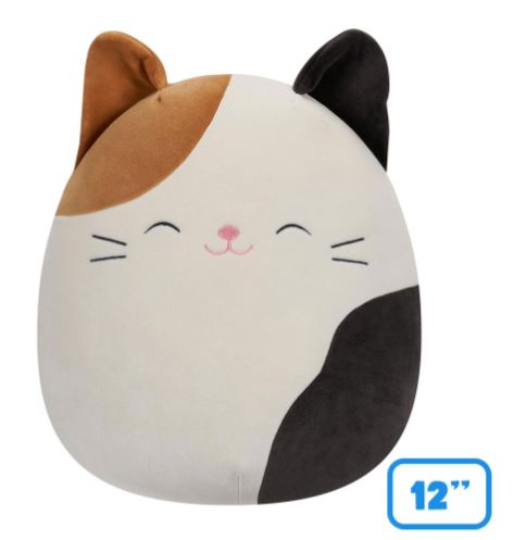 SQUISHMALLOWS -  12 INCH PLUSH - CAM THE CAT - Toyworld Frankston