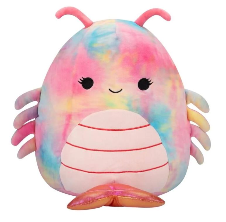 SQUISHMALLOWS - 12 INCH PLUSH - CANDIS THE SHRIMP - Toyworld Frankston