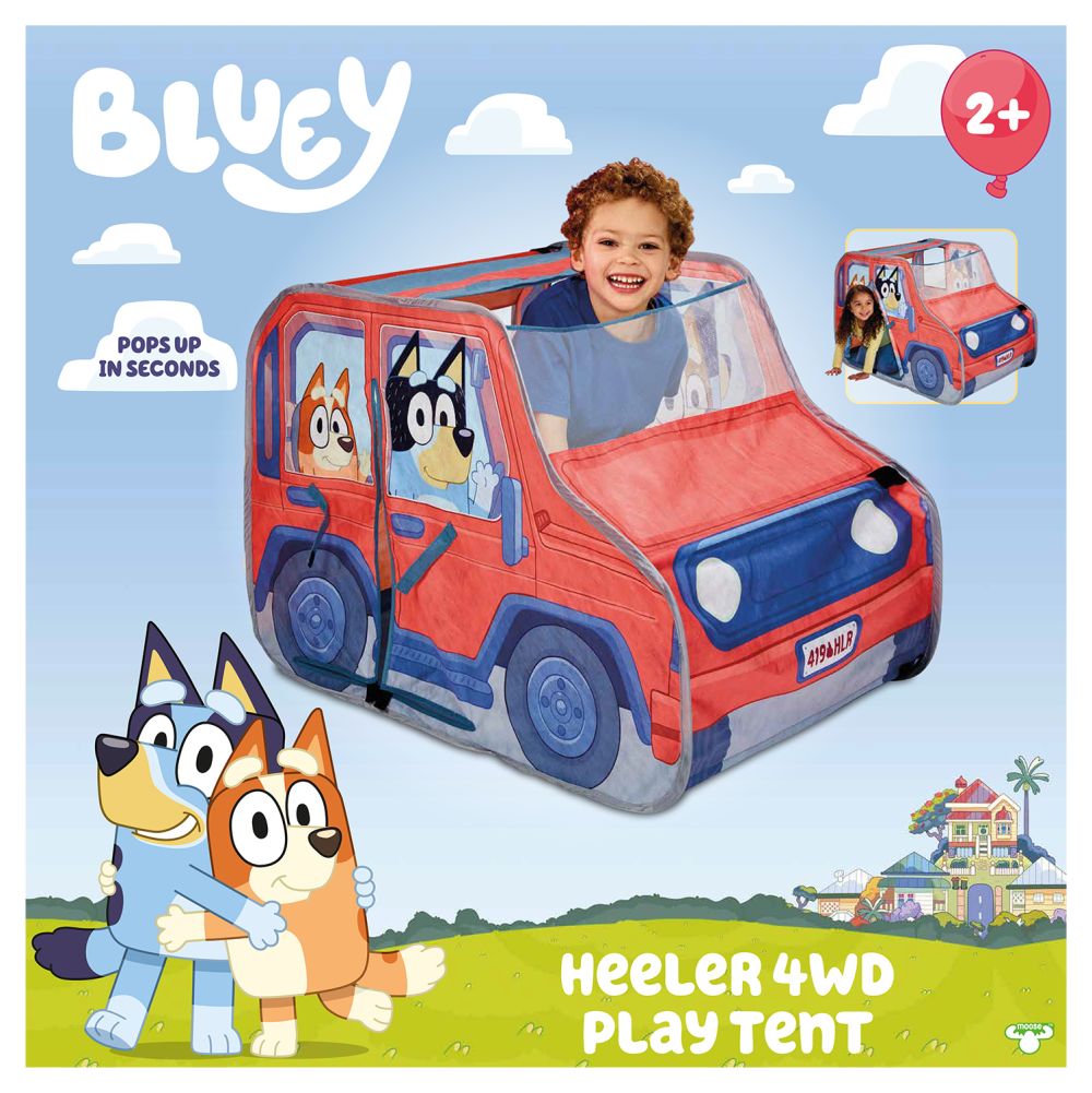 BLUEY- HEELER 4WD PLAY TENT - Toyworld Frankston