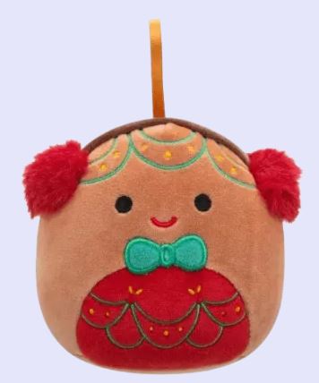 SQUISHMALLOWS - 2024 HOLIDAY ORNAMENTS - CASH THE GINGERBREAD - Toyworld Frankston
