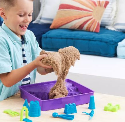KINETIC SAND - DELUXE BEACH CASTLE PLAYSET - Toyworld Frankston